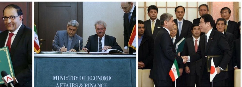 Investment Protection Deals Signed Between Iran and 6 Countries