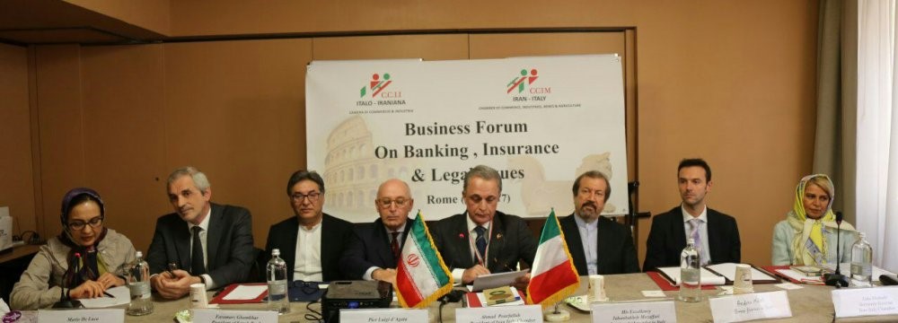 Iran-Italy Banking Breakthrough Imminent