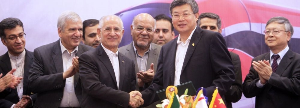 $۱٫۷b Chinese LOC for Iranian Rail Project