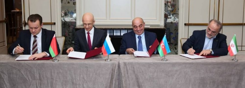 ۴ Nations Discuss Expansion of North-South Transport Corridor