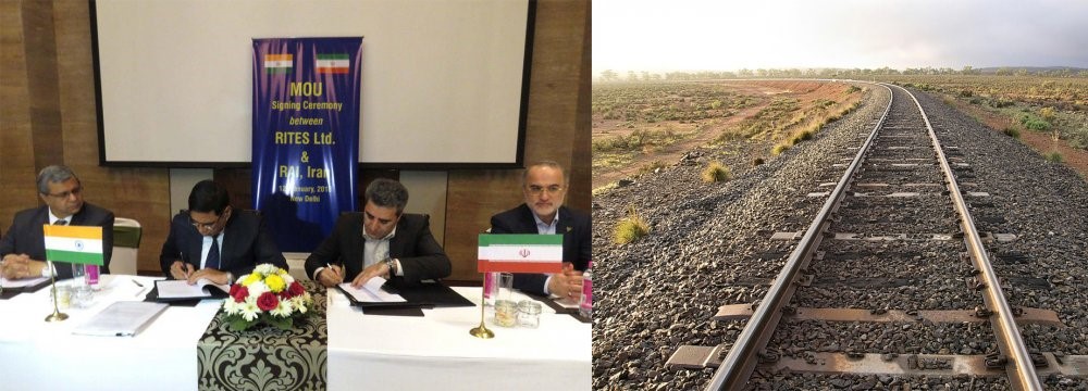 Iran Signs $2b Rail Deal With India