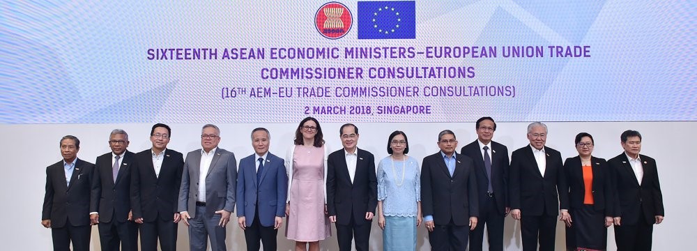 ASEAN, EU to Boost Trade Ties Amid Growing US Protectionism