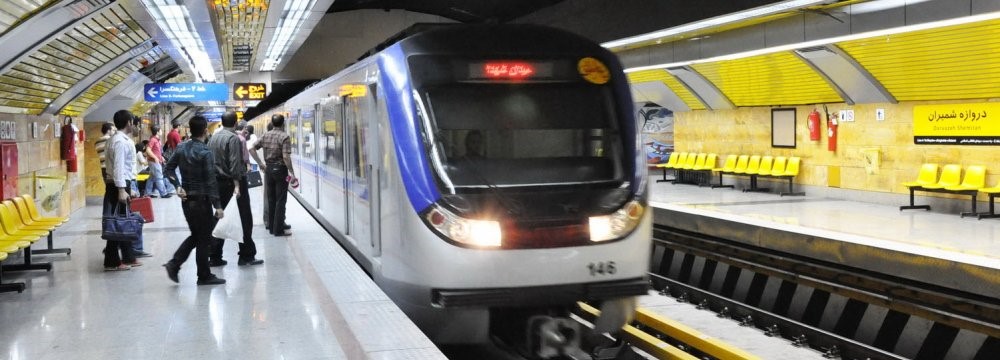 Chinese Company to Supply 630 Cars for Tehran Subway