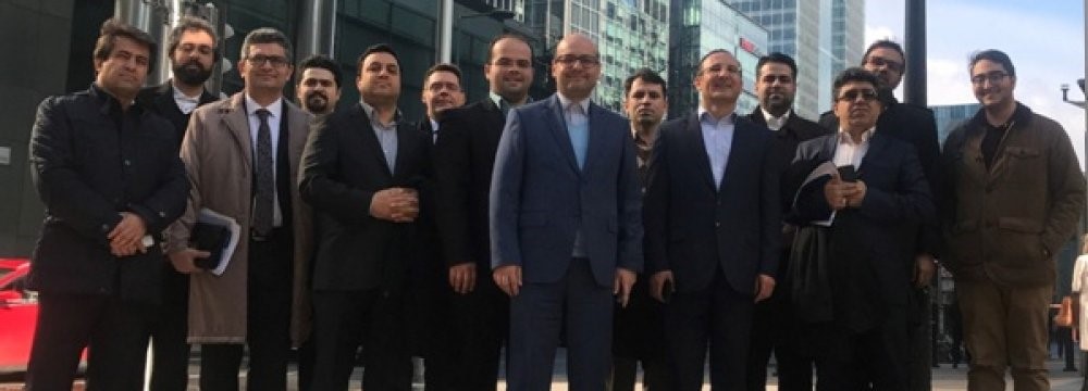 Iranian Delegates Meet European Regulators in London